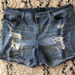 Cactus distressed Judy Blue Shorts
